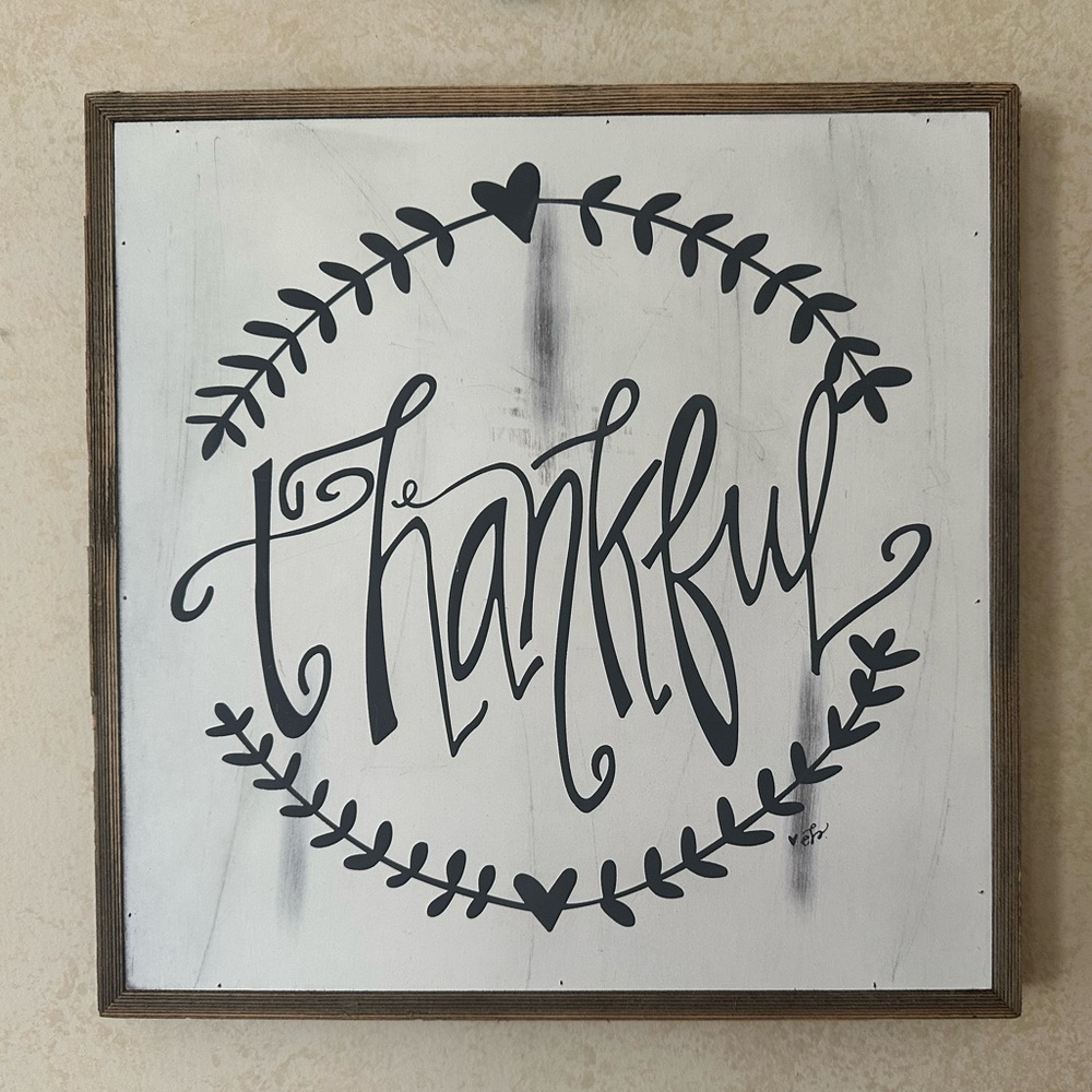 Weathered look sign